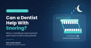 Read more about the article Can a Dentist Help With Snoring? What a Mandibular Advancement Splint