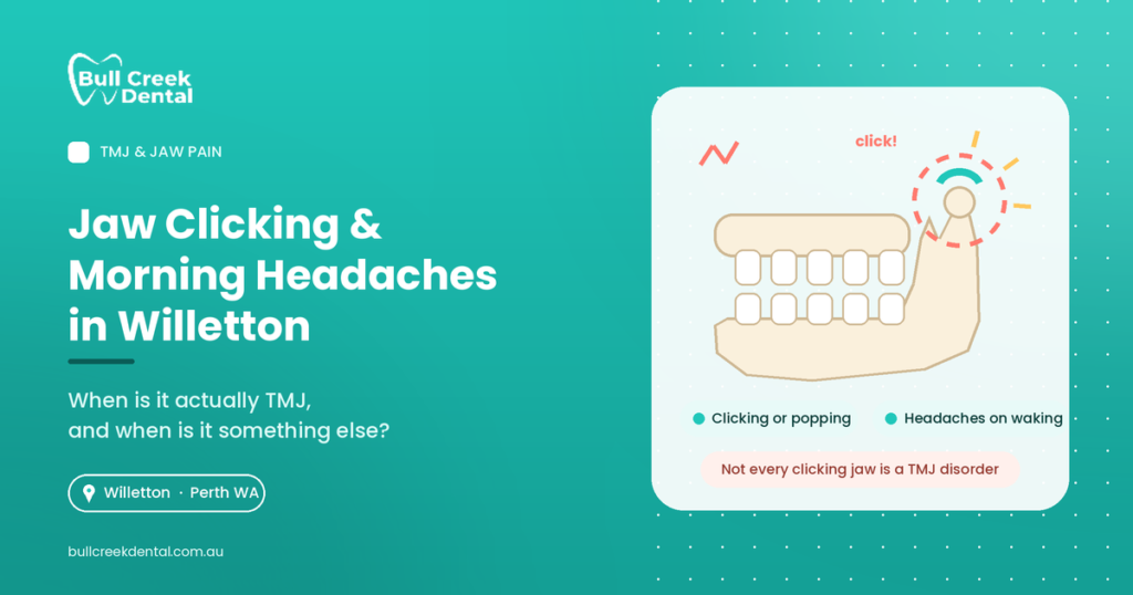 Jaw Clicking and Morning Headaches in Willetton: When Is It Actually TMJ?