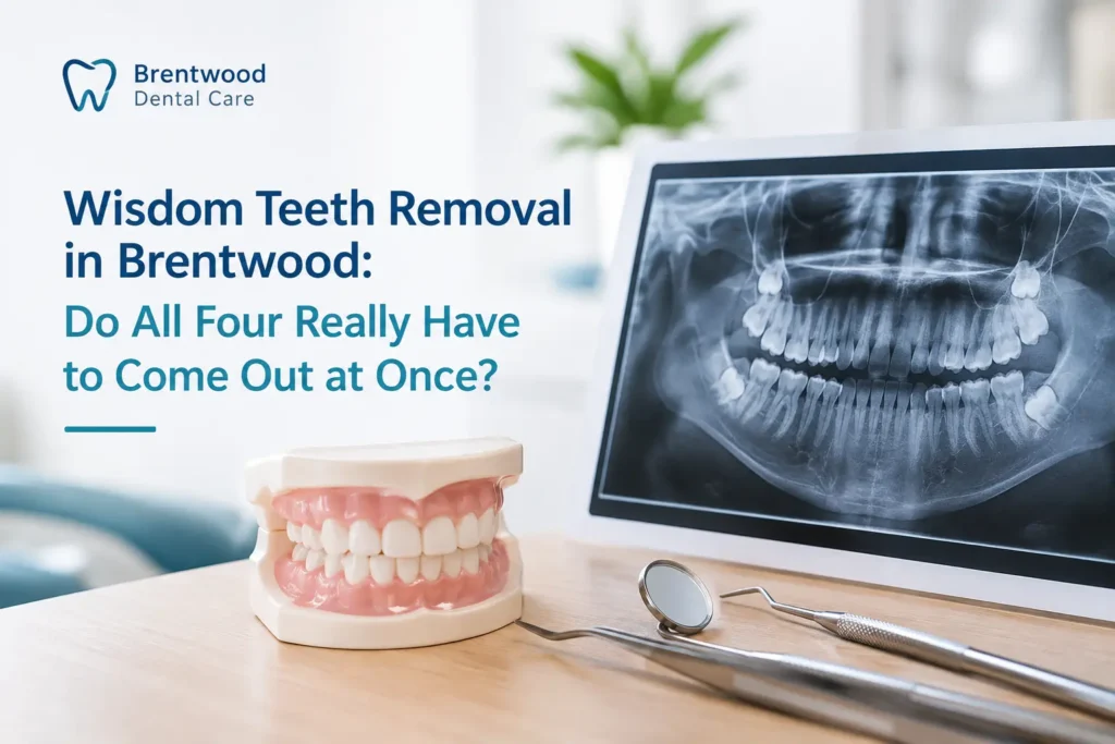 Wisdom Teeth Removal in Brentwood: Do All Four Really Have to Come Out at Once?